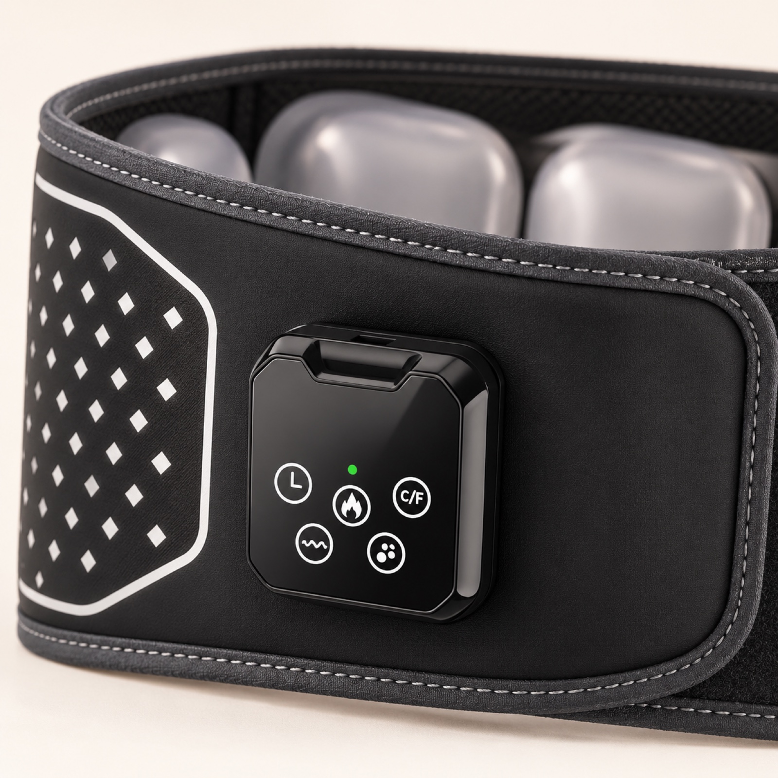 Air Compression Back Belt: the controller